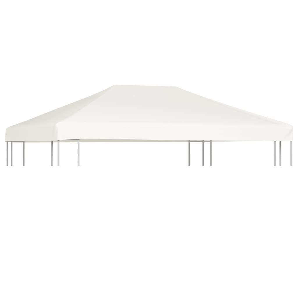 Copertura Superiore Per Gazebo 310 G/m² 4x3 M Bianco Crema