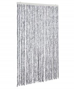 Zanzariera Bianco E Grigio 118x220 Cm Ciniglia