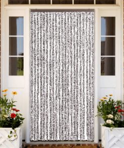 Zanzariera Marrone E Beige 90x200 Cm Ciniglia