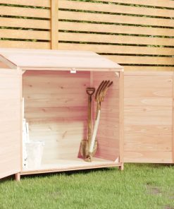 Capanno Da Giardino 102x52x112 Cm In Legno Massello Di Abete