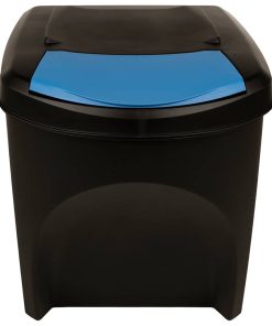 Cestini Per Rifiuti Impilabili 4 Pz Antracite 100 L