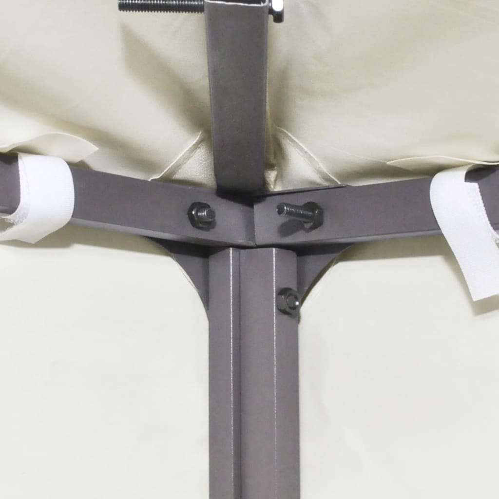 Copertura Superiore Per Gazebo 310 G/m² 3x3 M Bianco Crema
