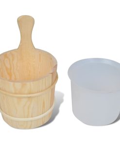 Accessori Spa Secchio Cucchiaio Clessidra Termoigrometro 5 pz