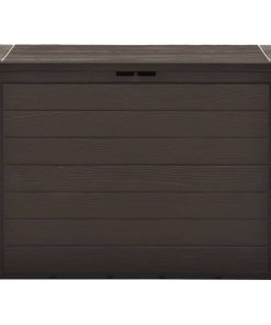 Baule Da Giardino Marrone 78x44x55 cm
