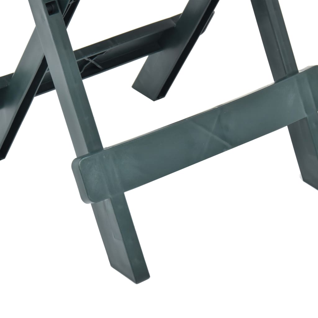Tavolo Da Giardino Pieghevole Verde 45x43x50 Cm In Plastica - Image 4