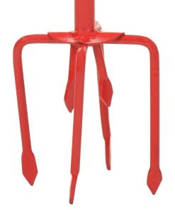 Artiglio Da Giardino Rosso In Acciaio