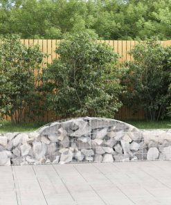 Cesto Gabbione Ad Arco 300x30x40/60 Cm Ferro Zincato