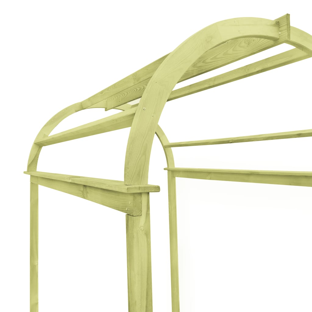 Arco A Traliccio 125x150x235cm In Legno Di Pino Impregnato