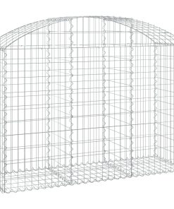 Cesto Gabbione Ad Arco 150x50x100/120 Cm Ferro Zincato