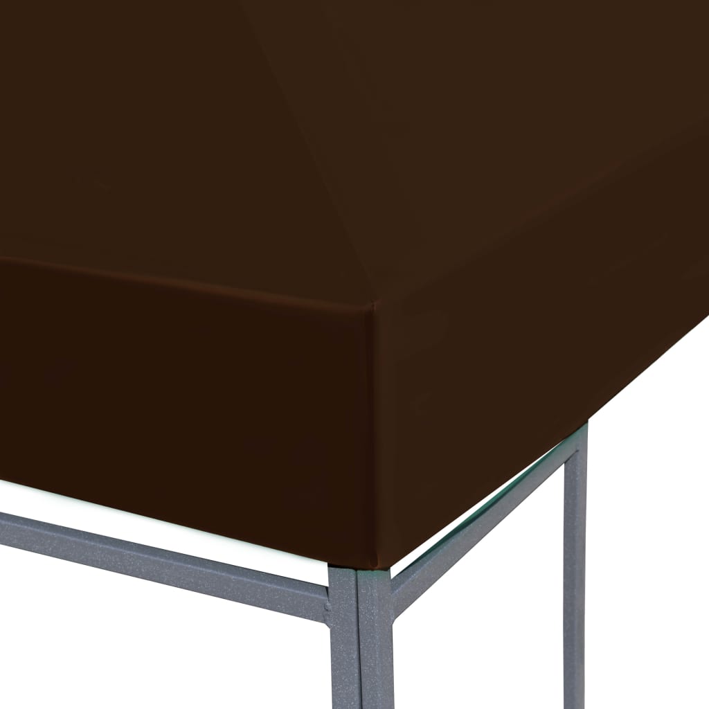 Copertura Superiore Per Gazebo 310 G/m² 3x4 M Marrone - Image 4
