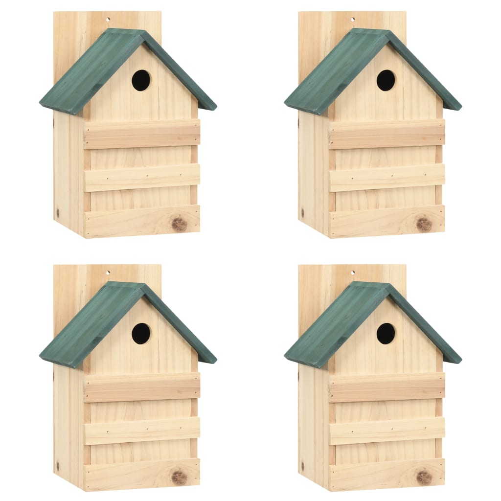 Casette Per Uccelli 4 Pz 23x19x33 Cm In Legno Di Abete - Image 6