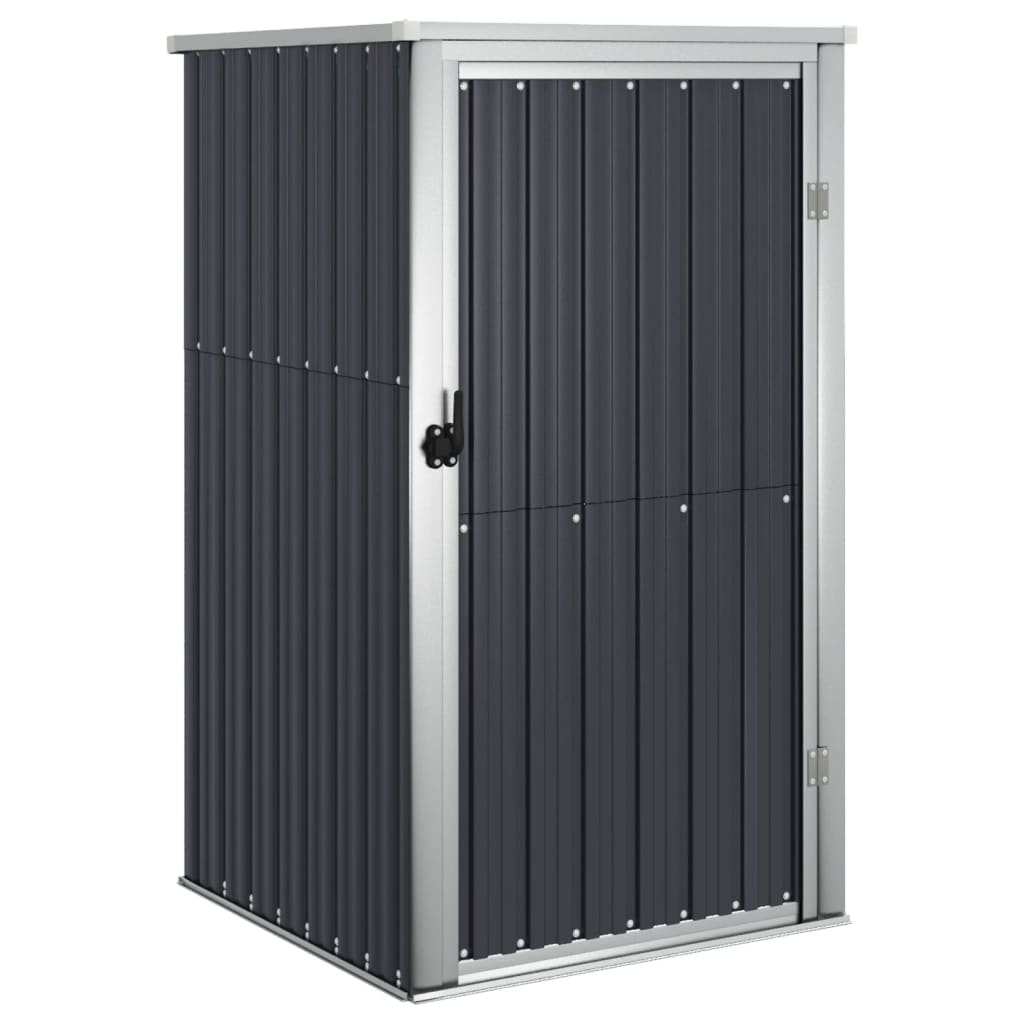 Capanno Per Attrezzi Antracite 88x89x161 Cm Acciaio Zincato
