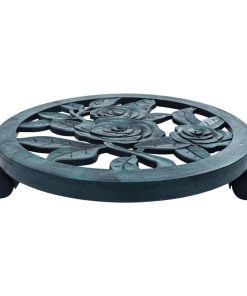 Carrelli Portavasi 6 Pz Verdi 38 Cm In Plastica