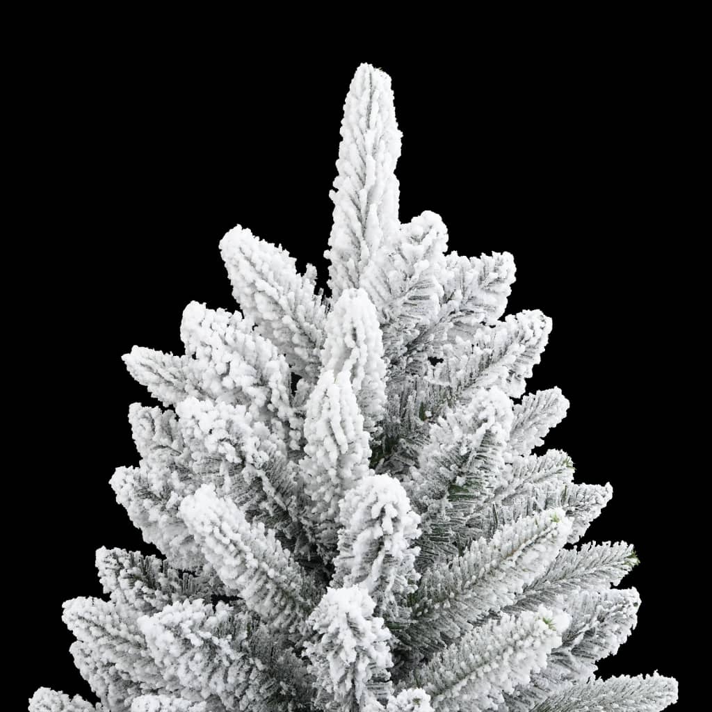 Albero Di Natale Artificiale Con Neve Floccata 180 Cm Pvc E pe - Image 3