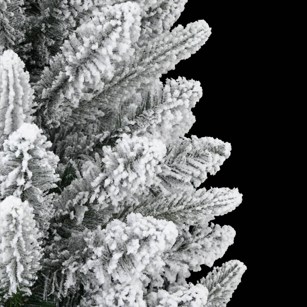 Albero Di Natale Artificiale Con Neve Floccata 180 Cm Pvc E pe - Image 2