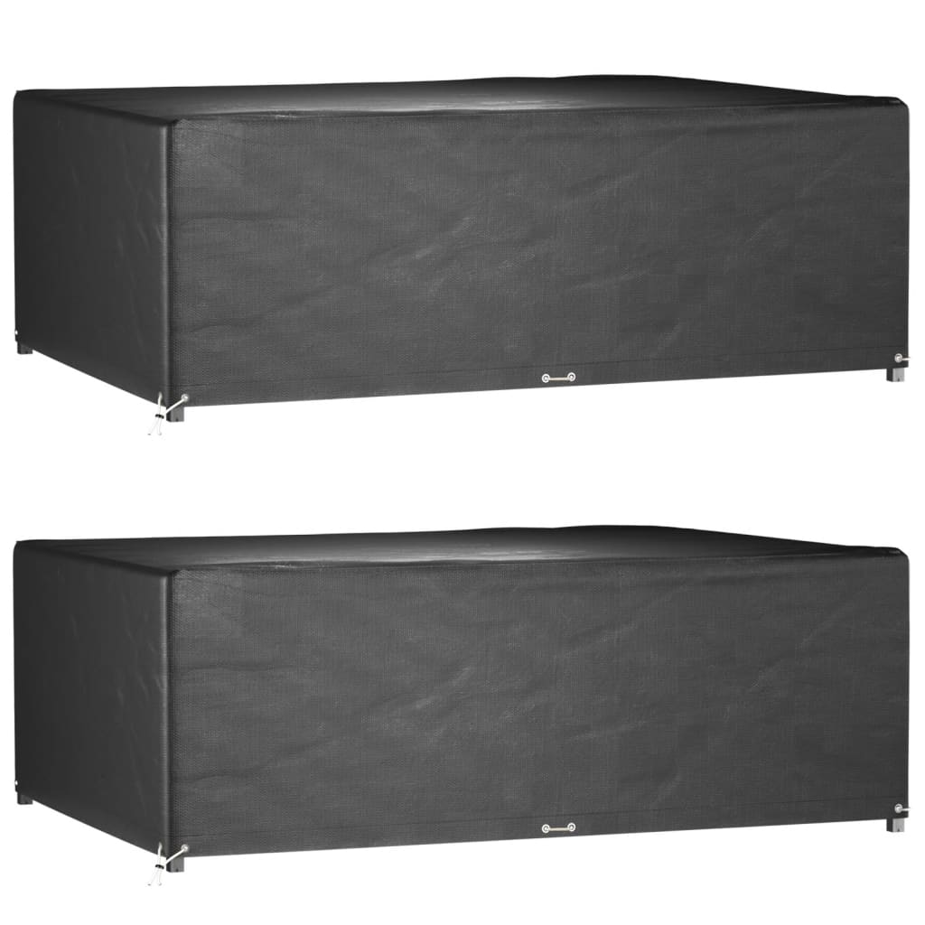 Copri Mobili Giardino 2pz 12occhielli 270x180x90cm Rettangolare - Image 6