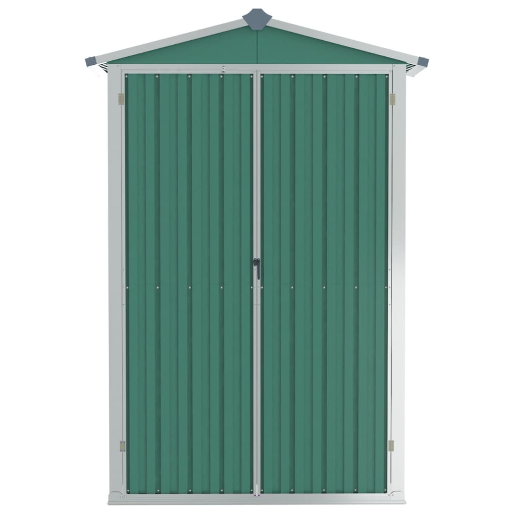 Capanno Da Giardino Verde 116x45x175 Cm In Acciaio Zincato - Image 4