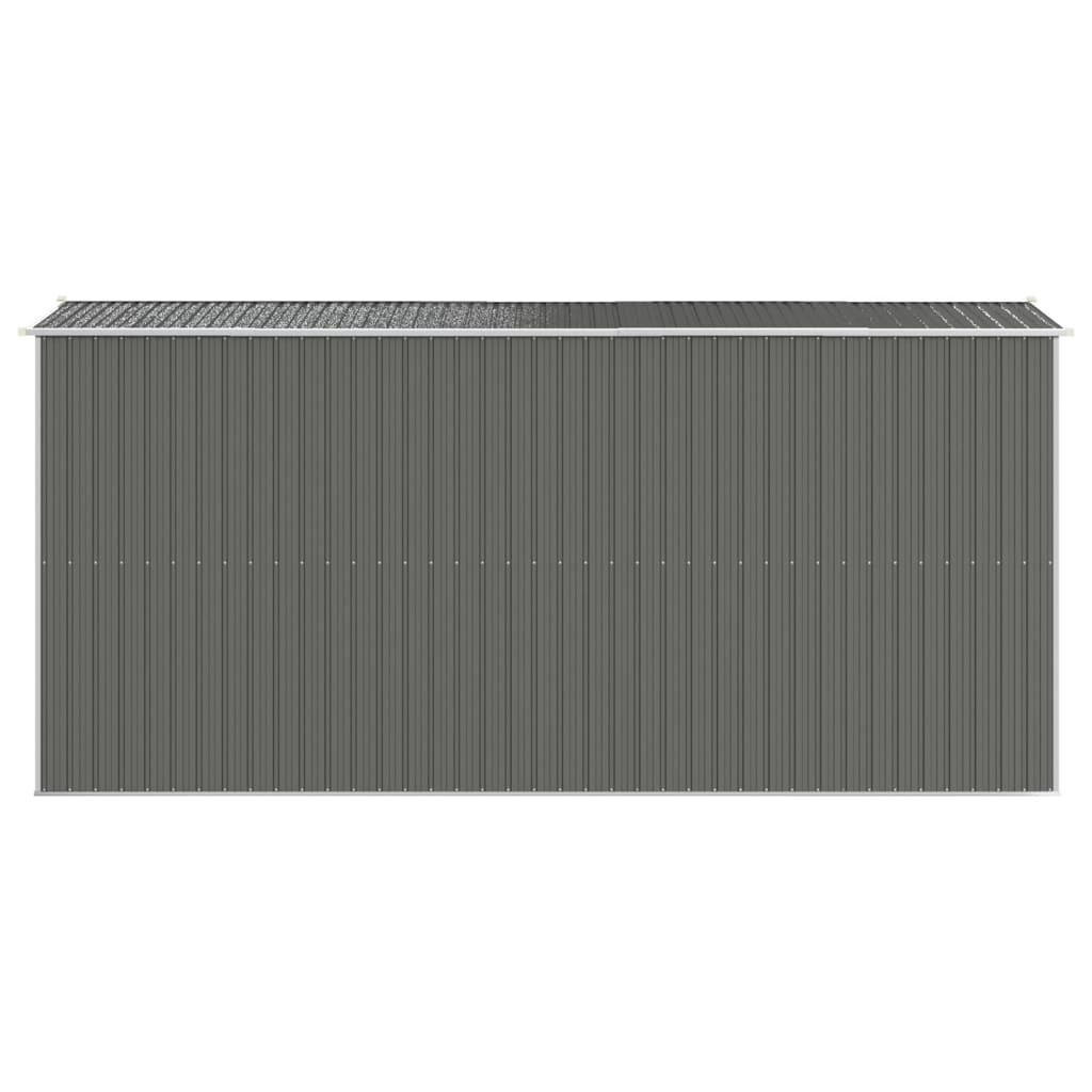 Capanno Da Giardino Grigio Chiaro 192x440x223cm Acciaio Zincato - Image 6
