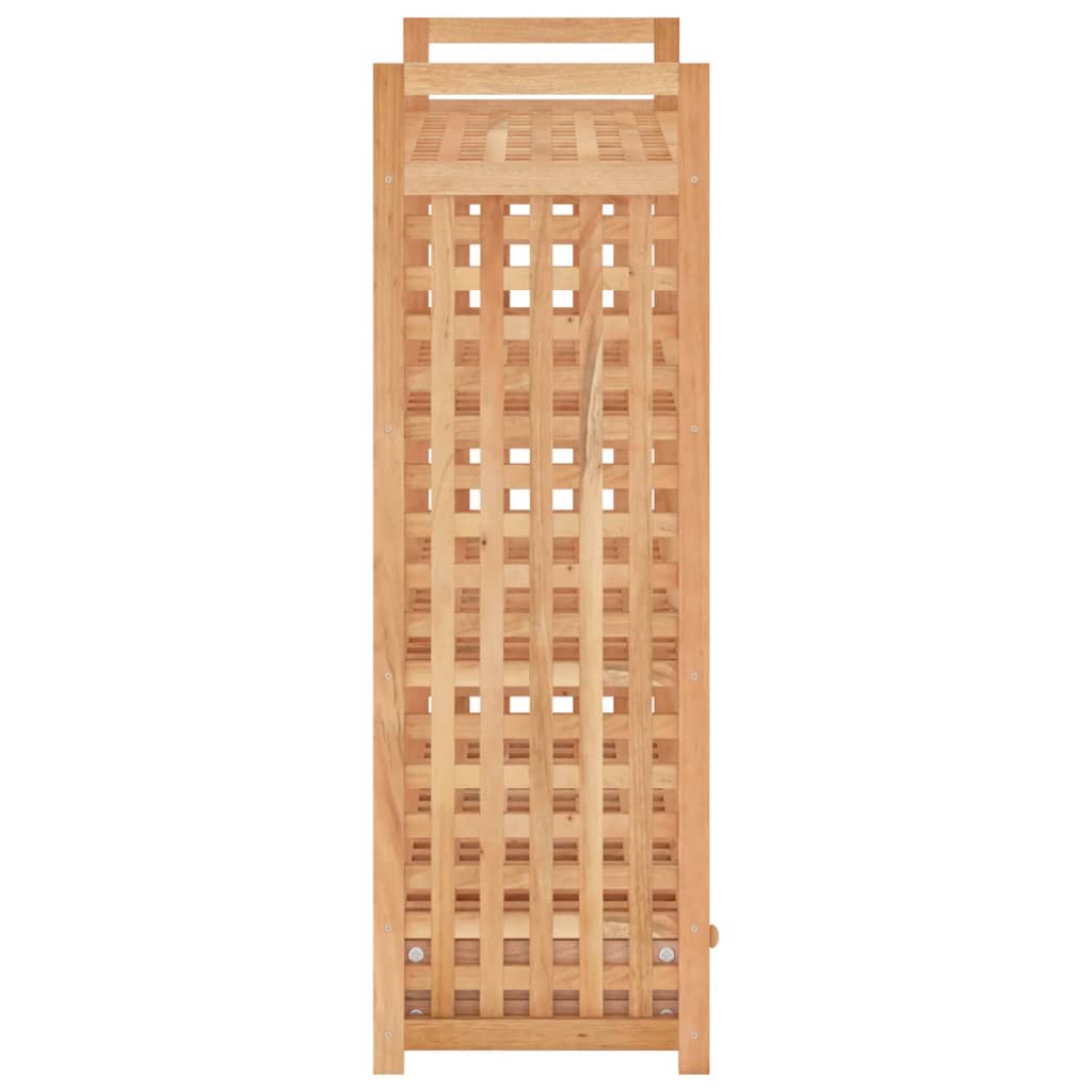 Scarpiera Con Cassetto 70x27x81 Cm Legno Massello Di Noce - Image 3