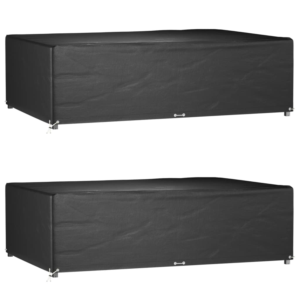 Copri Mobili Giardino 2pz 12occhielli 227x152x65cm Rettangolare - Image 6