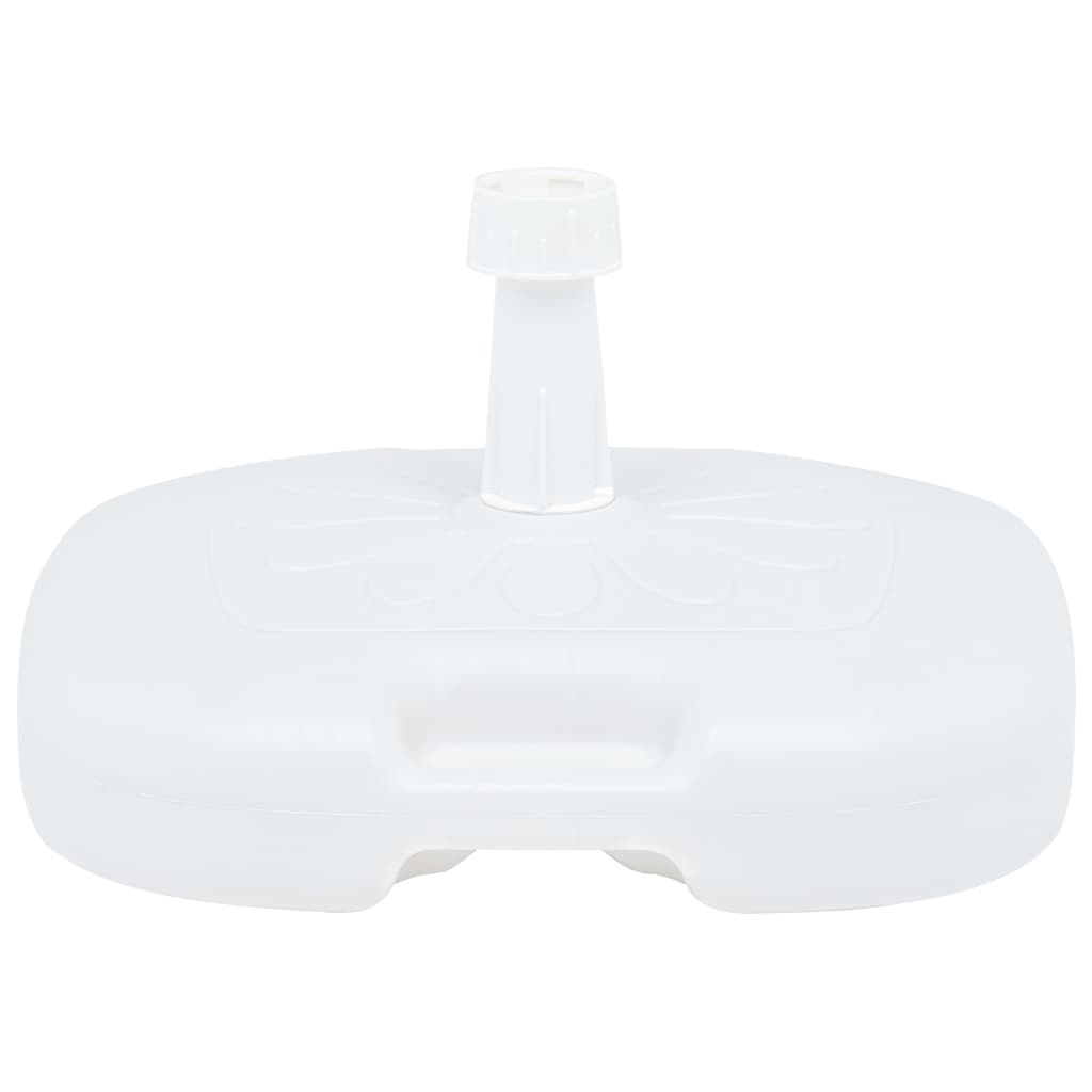 Base Ombrellone Riempibile Con Sabbia/acqua 16l Bianca Plastica - Image 5