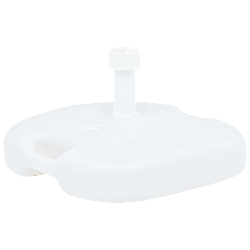 Base Ombrellone Riempibile Con Sabbia/acqua 16l Bianca Plastica - Image 6