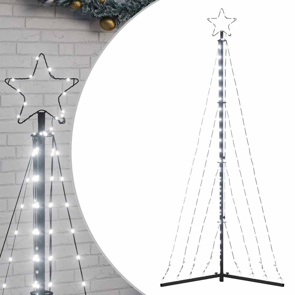 Albero Di Natale A Led 339 Led Bianco Freddo 182 cm - Image 3