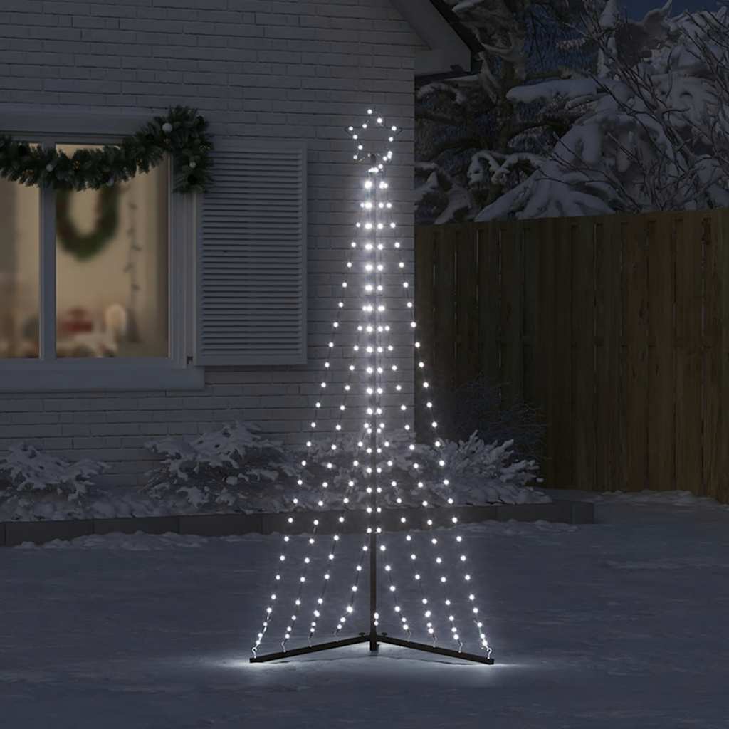 Albero Di Natale A Led 339 Led Bianco Freddo 182 cm - Image 4