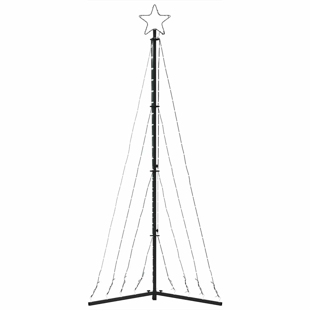 Albero Di Natale A Led 339 Led Bianco Freddo 182 cm - Image 6