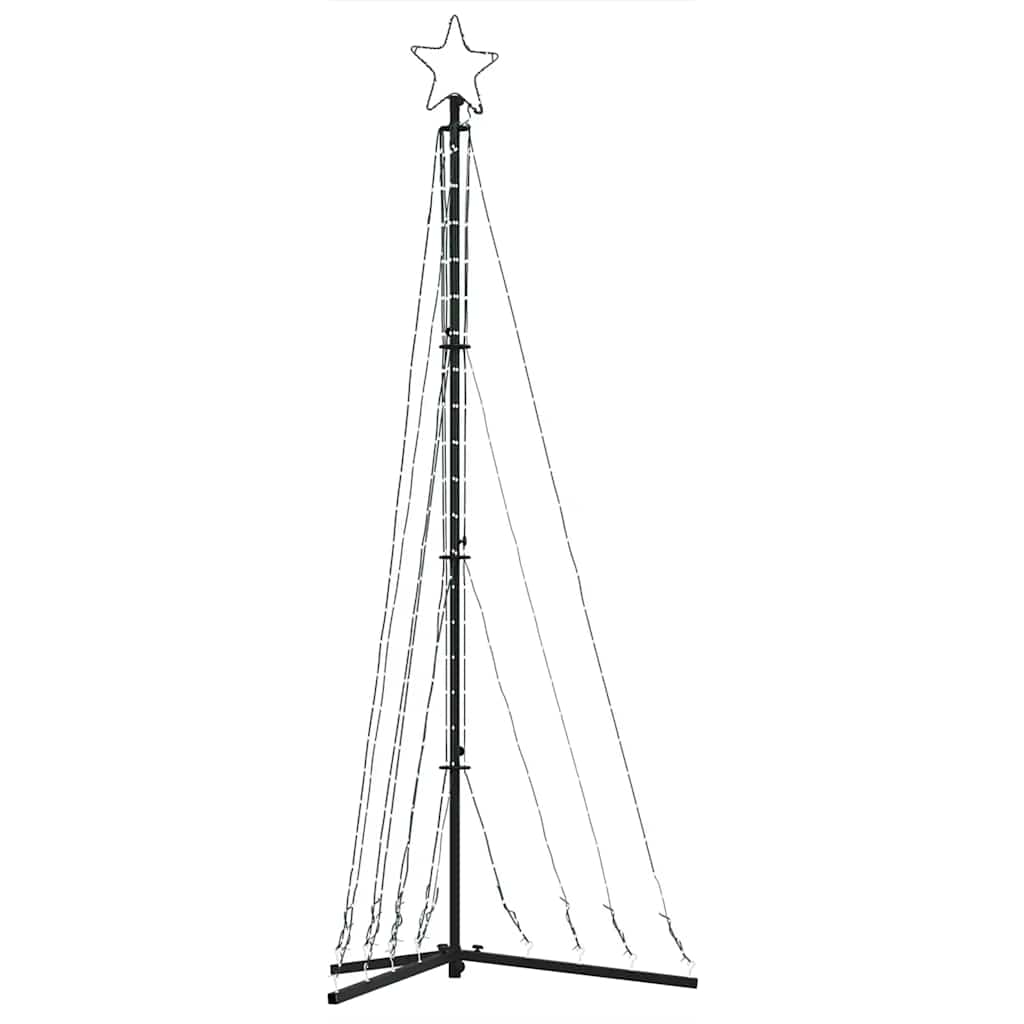Albero Di Natale A Led 339 Led Bianco Freddo 182 cm - Image 5