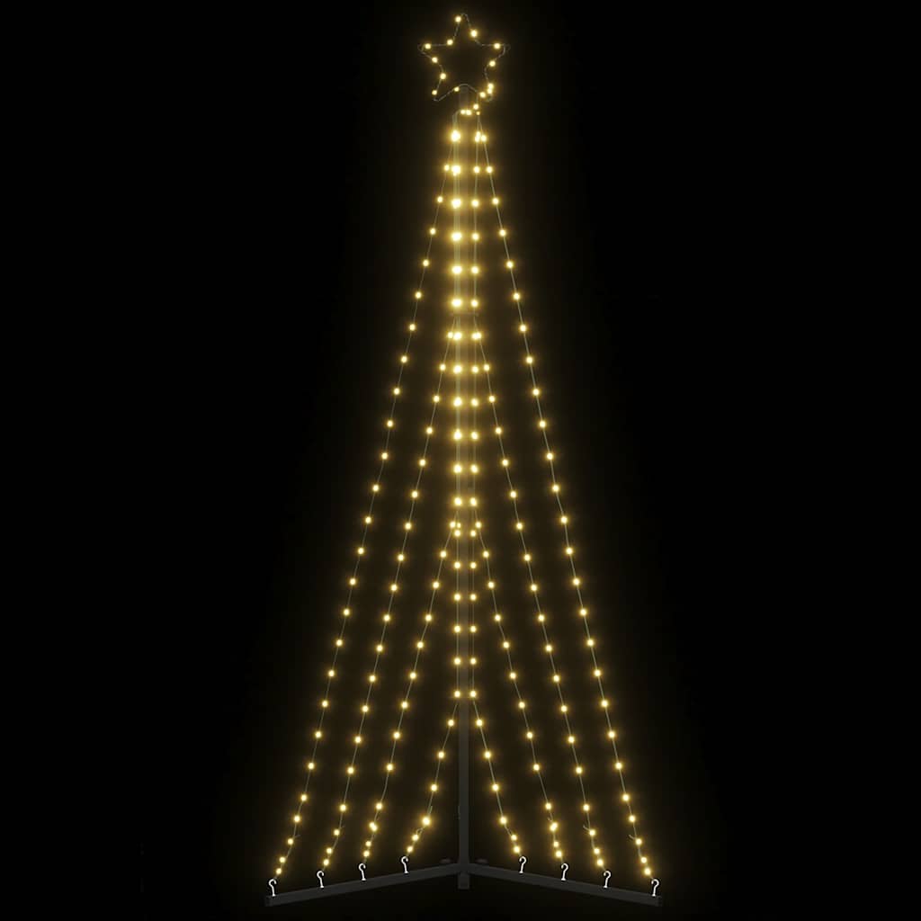Albero Di Natale A Led 339 Led Bianco Caldo 182 cm - Image 5