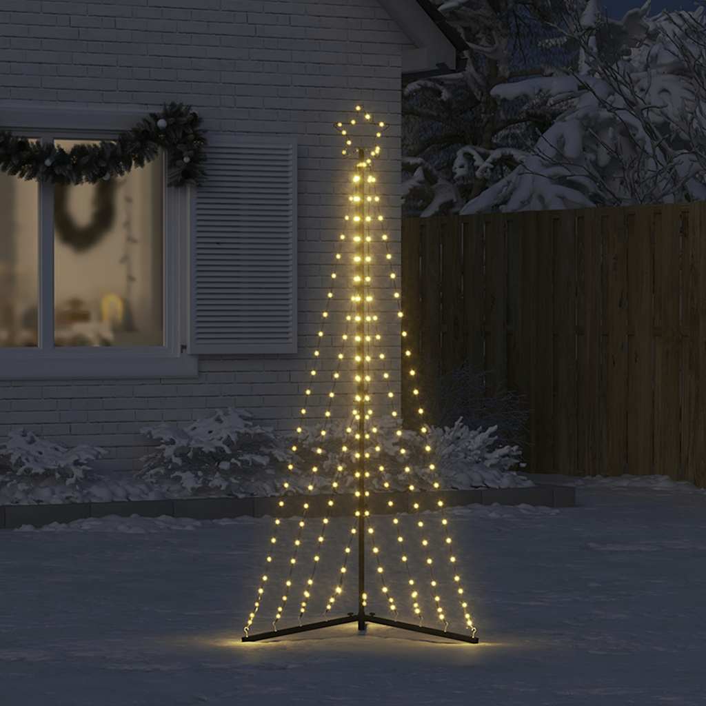 Albero Di Natale A Led 339 Led Bianco Caldo 182 cm - Image 3