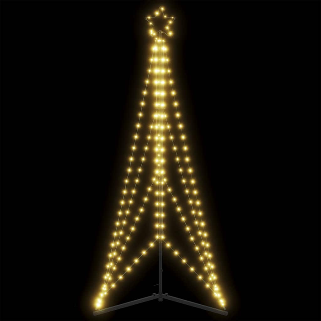 Albero Di Natale A Led 363 Led Bianco Caldo 182 cm - Image 3