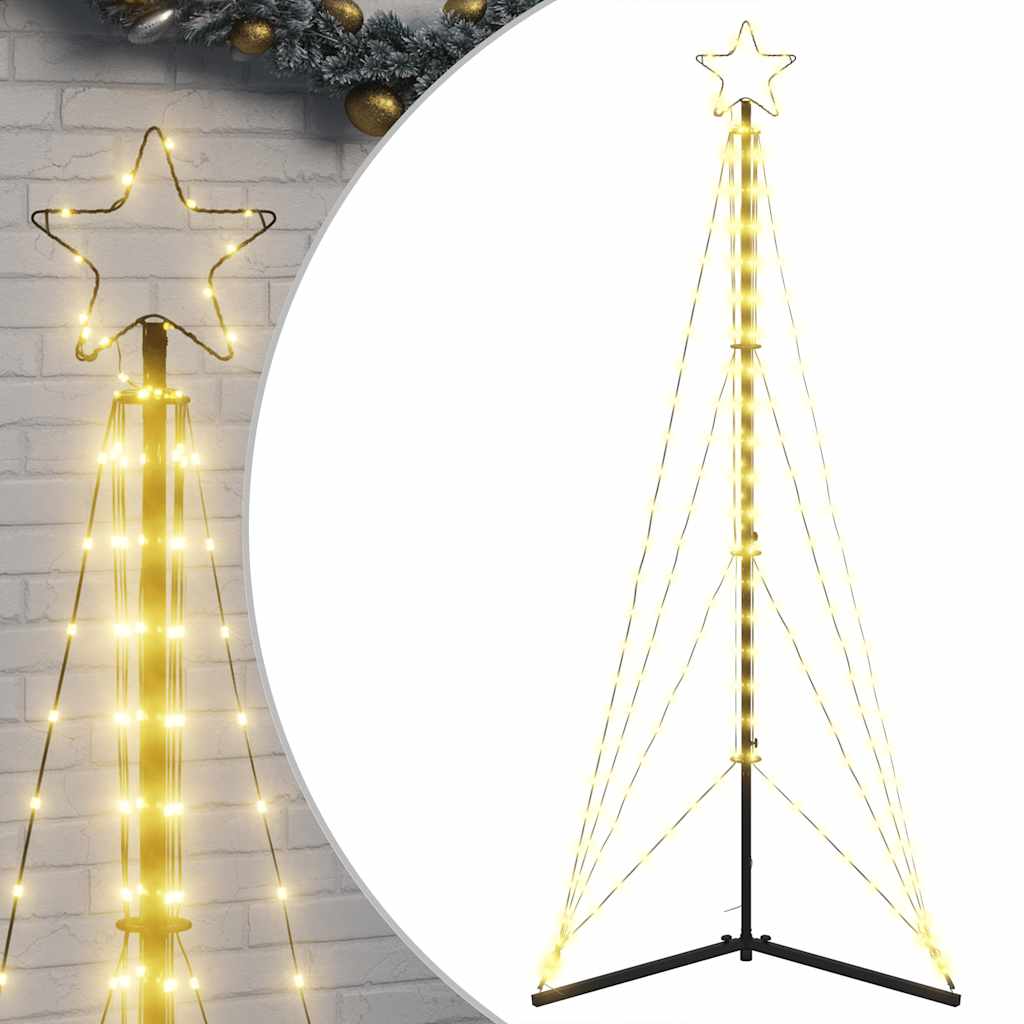 Albero Di Natale A Led 363 Led Bianco Caldo 182 cm - Image 4