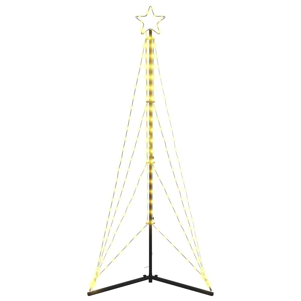 Albero Di Natale A Led 363 Led Bianco Caldo 182 cm - Image 5