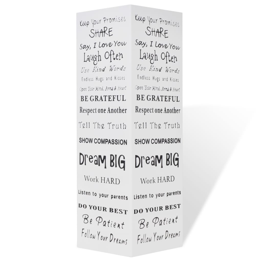 Portaombrelli Bastoni Passeggio Quadrato Acciaio 48,5 Cm Bianco - Image 4