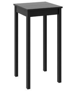 Tavolo Da Bar In Mdf Nero 55x55x107 cm