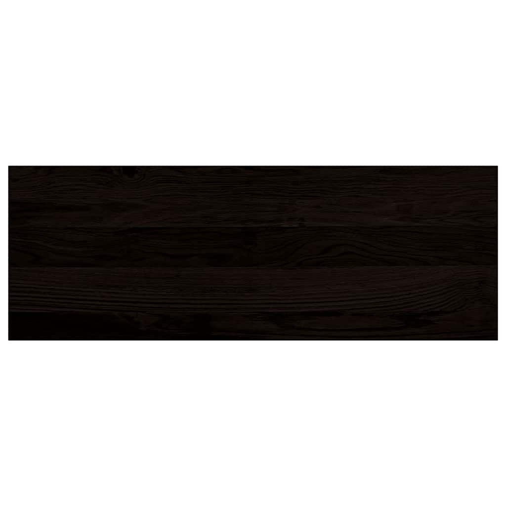 Gradini 2 Pz Marrone Scuro 70x30x2 Cm Legno Massello Rovere