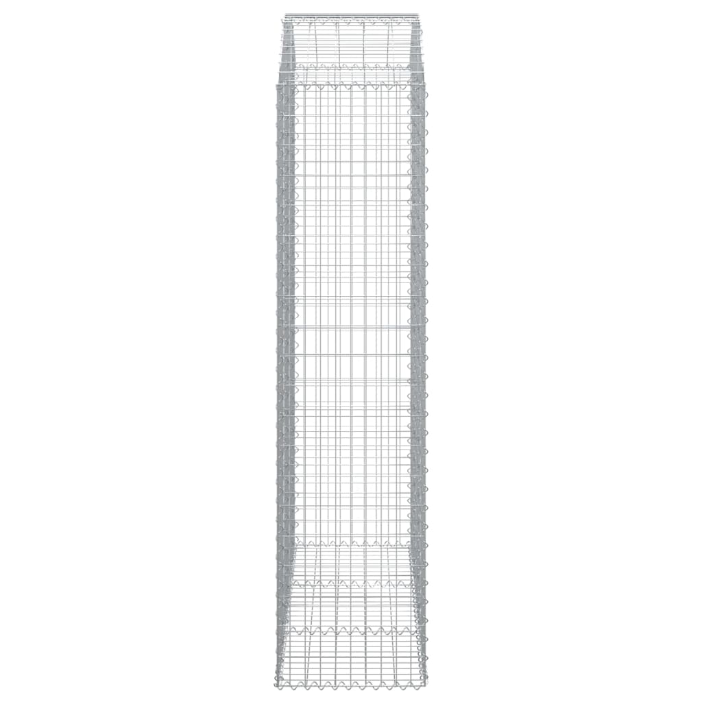 Cesto Gabbione Ad Arco 150x50x200/220 Cm Ferro Zincato