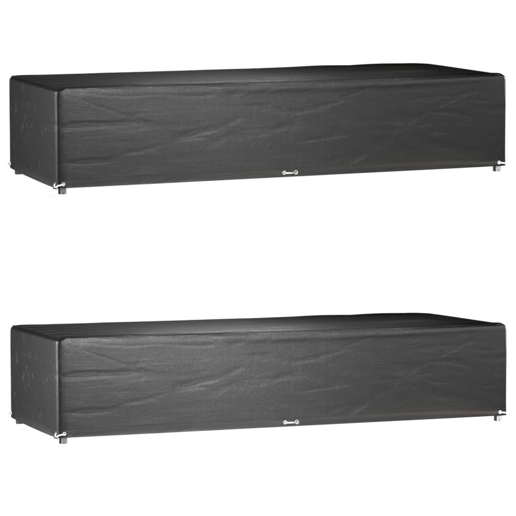 Coperture Per Sdraio 2pz 12 Occhielli 205x75x40 Cm Polietilene - Image 6