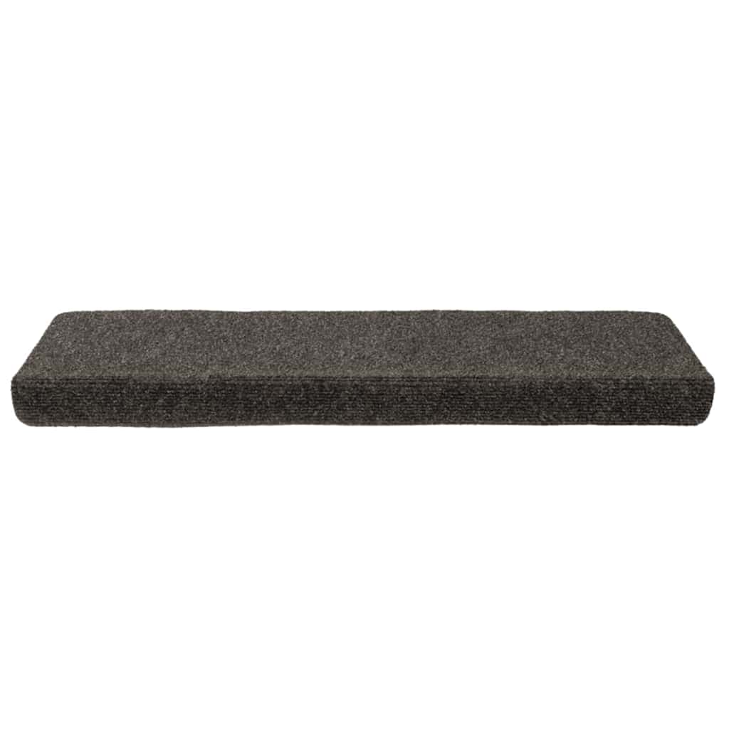 Tappetini Per Scale Autoadesivi 15 Pz 65x21x4 Cm Antracite Bordo Rettangolare - Image 6
