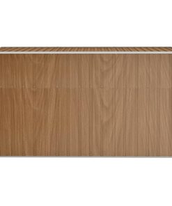 Casetta Da Giardino A Muro Marrone 118x288x178 Cm In Acciaio Zincato