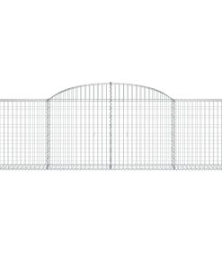 Cesti Gabbioni Ad Arco 2 Pz 300x30x80/100 Cm Ferro Zincato