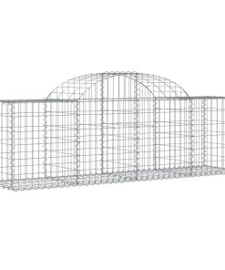 Cesti Gabbioni Ad Arco 6 Pz 200x50x60/80 Cm Ferro Zincato