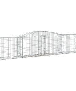 Cesti Gabbioni Ad Arco 6 Pz 400x50x80/100 Cm Ferro Zincato