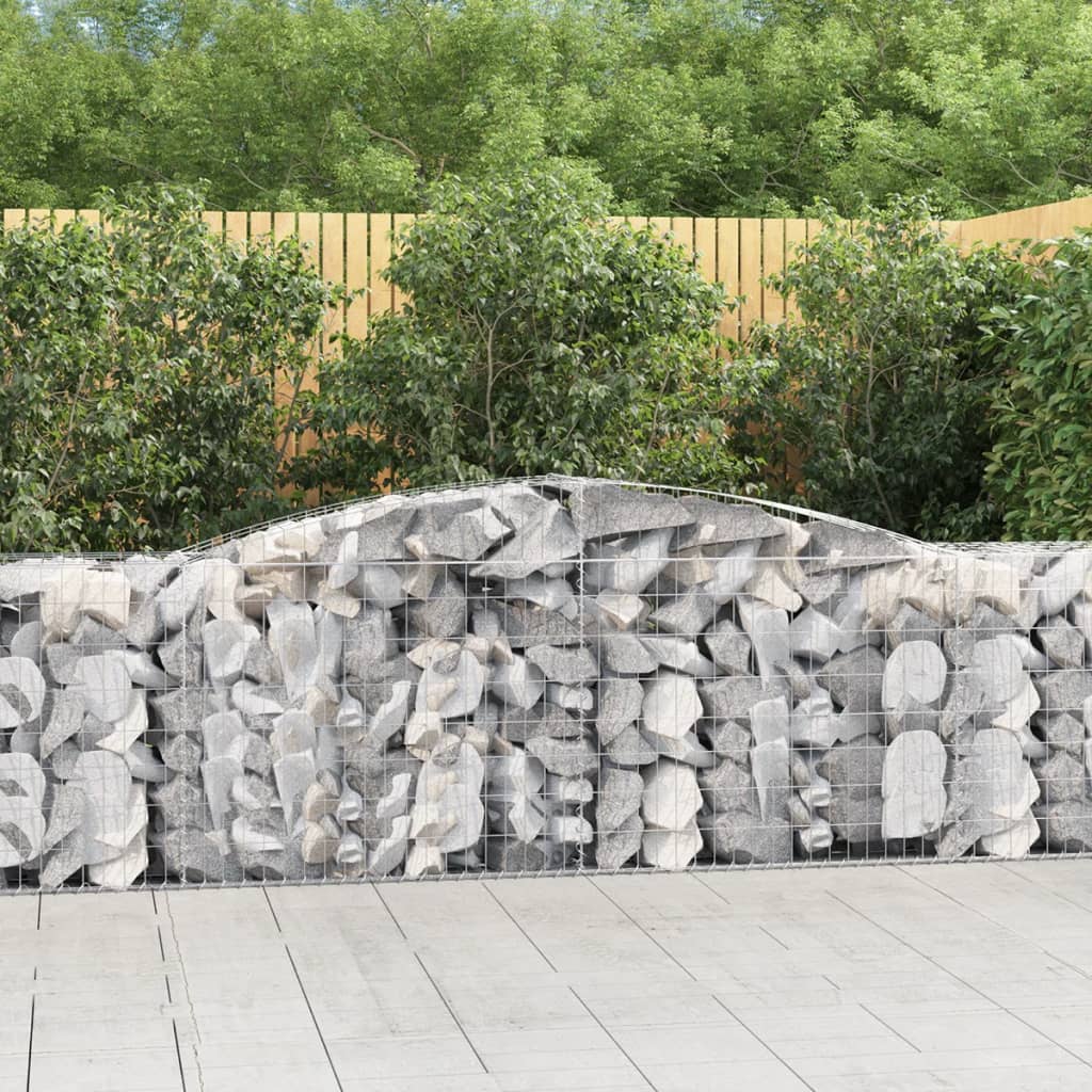 Cesti Gabbioni Ad Arco 20 Pz 400x50x80/100 Cm Ferro Zincato - Image 4