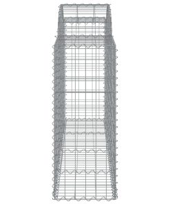 Cesti Gabbioni Ad Arco 14 Pz 200x50x100/120 Cm Ferro Zincato