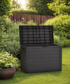 Baule Da Giardino Antracite 78x44x55 cm