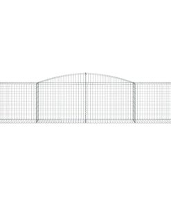 Cesti Gabbioni Ad Arco 5 Pz 400x50x80/100 Cm Ferro Zincato