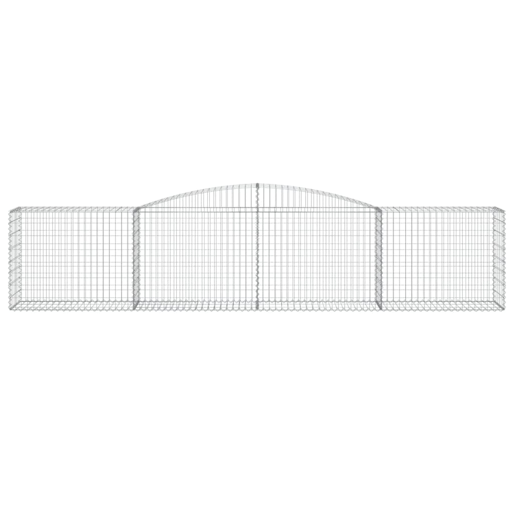 Cesti Gabbioni Ad Arco 5 Pz 400x50x80/100 Cm Ferro Zincato